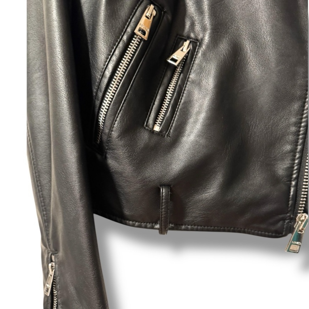 Levi’s Black Moto Jacket • Women’s Size M • New Without Tags • Zip Front - Picture 9 of 14